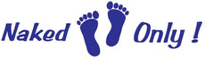 Small NAKED FEET ONLY! STICKERS