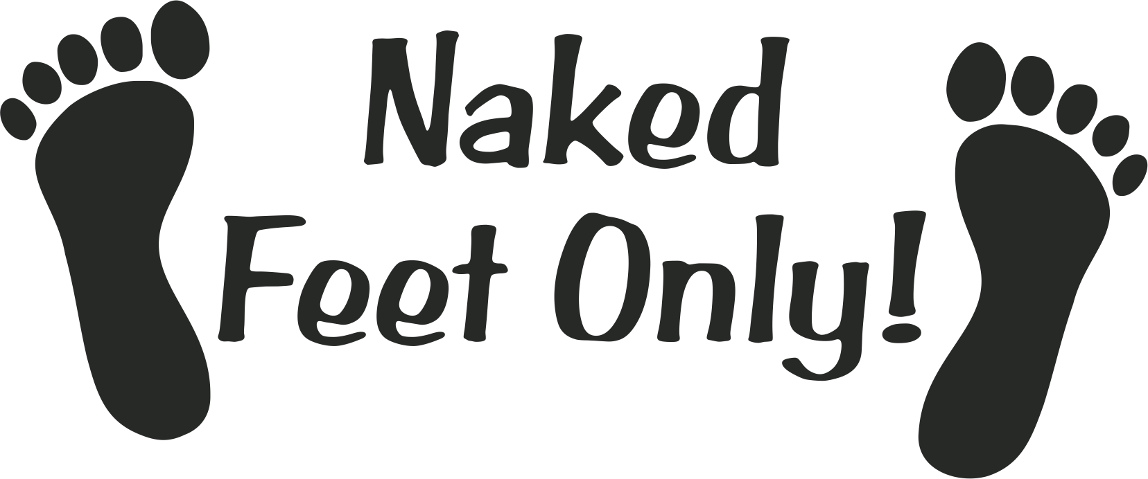 Medium NAKED FEET ONLY! STICKERS